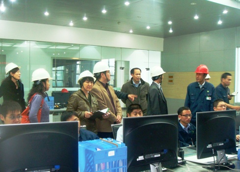 北京首鋼專家參觀考察海寧項(xiàng)目