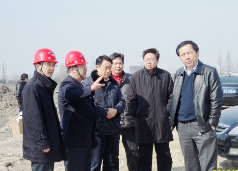 泰州市副市長視察泰州項目
