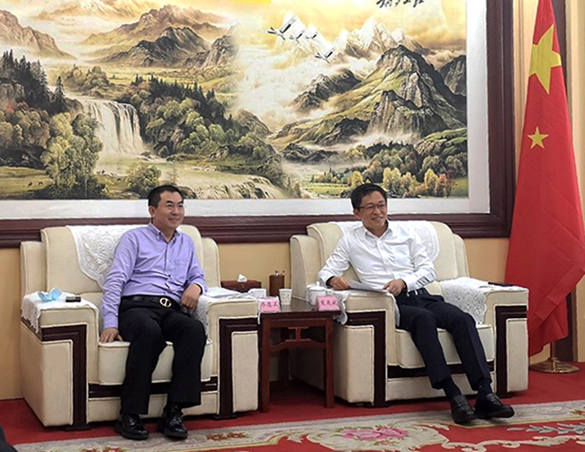 綠色動(dòng)力總裁喬德衛(wèi)拜訪朔州市長熊燕斌